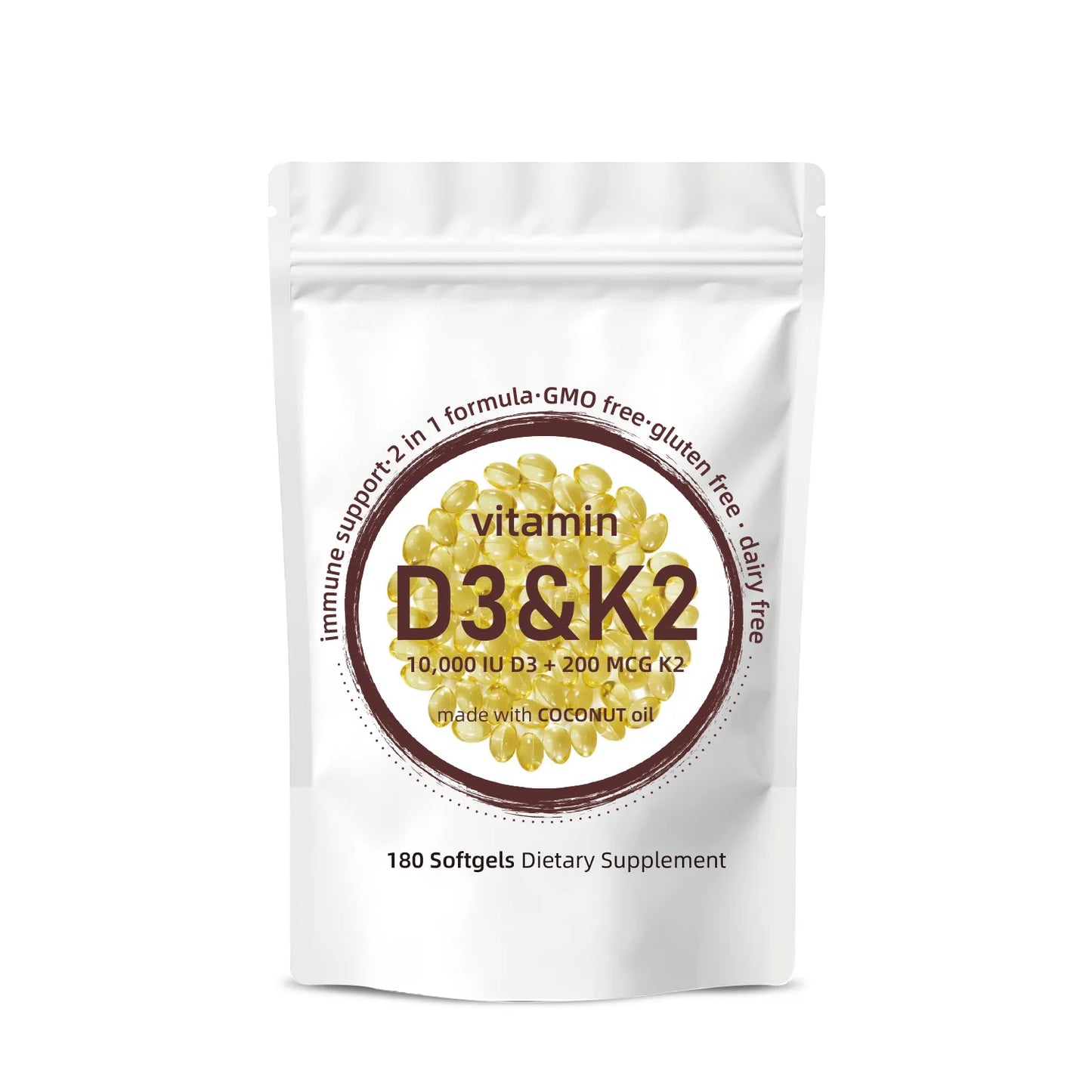 VANTAGE™ Vitamin D3 K2 Supplement Softgels